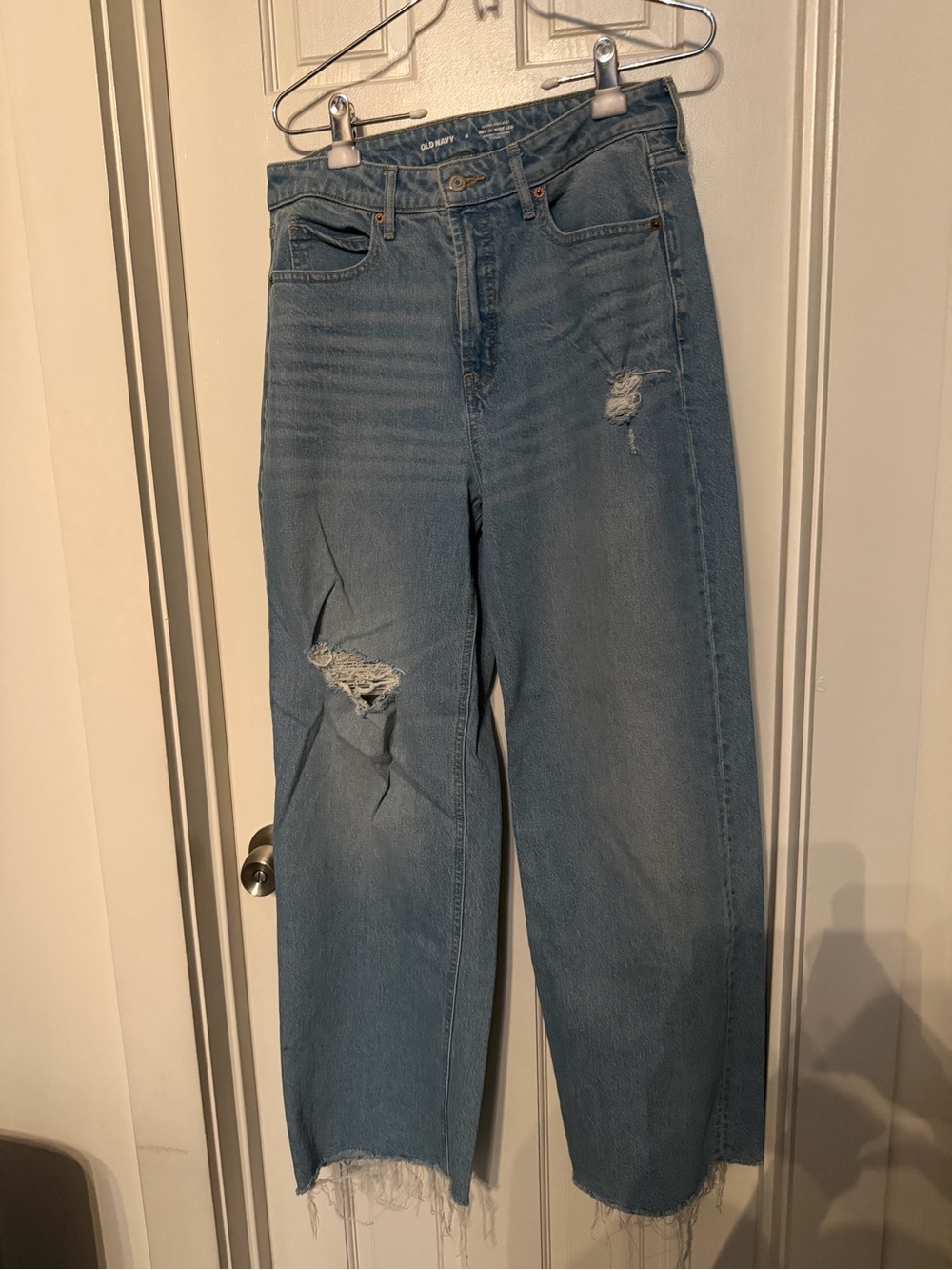 Old Navy Light Blue Sky-Hi Wide Leg Jeans